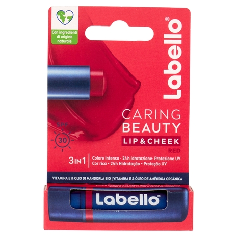 Labello Caring Beauty Lip & Cheek Red SPF 30 4,8 g